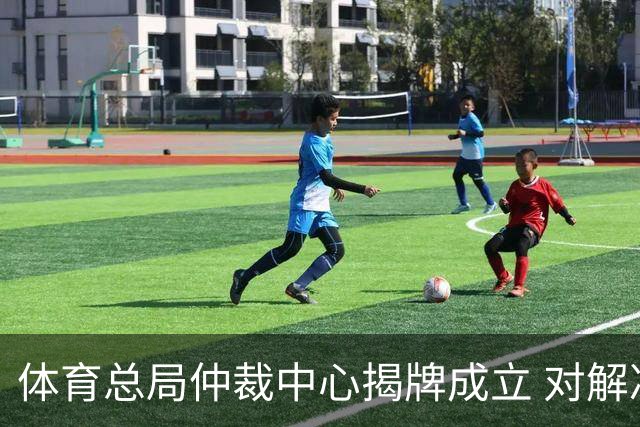 体育总局仲裁中心揭牌成立 对解决足球纠纷有益
